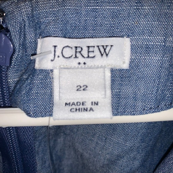 J. Crew Chambray faux-wrap Dress - Picture 4 of 7